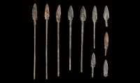 战国时期铜质箭簇一组共十枚